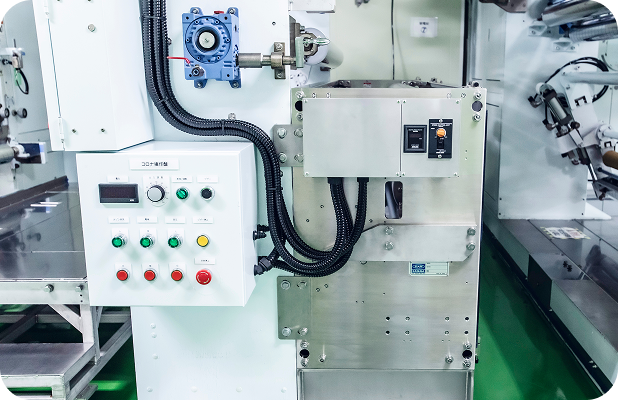 コロナ処理装置の設備画像