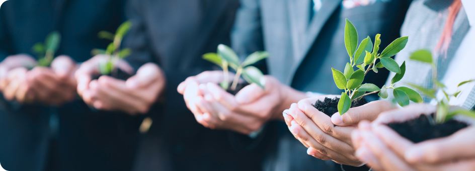 CSRへの取り組みのメインビジュアル